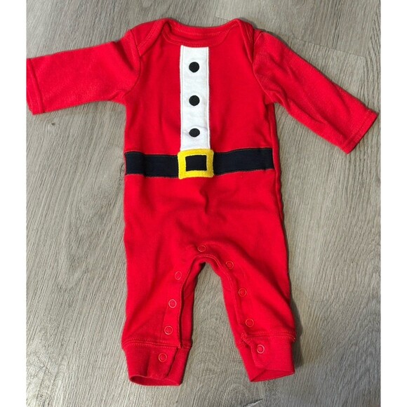 Newborn infant baby Christmas Santa elf sleeper carters just one you - Picture 1 of 3